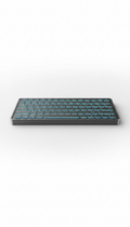 Tempered Glass and Aluminum Wireless Keyboard